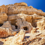 Caves in Matala Hippies Village Crete