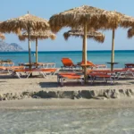 Elafonisi beach umbrellas elafonisi chania tour