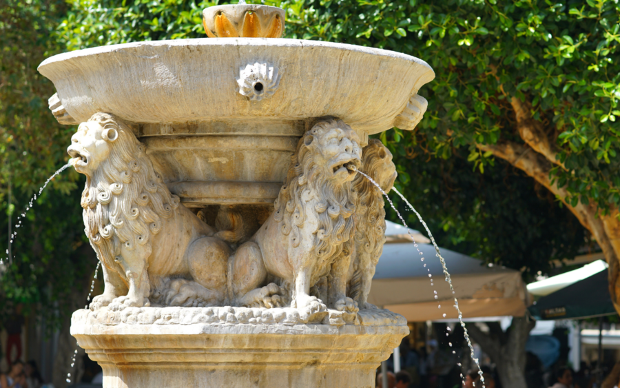 Lions Square in Heraklion City