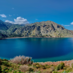 Panorama of Kournas Lake in Rethymno