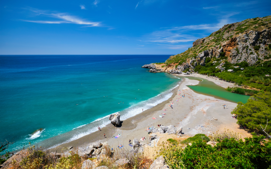 Preveli Palm Forest and beach