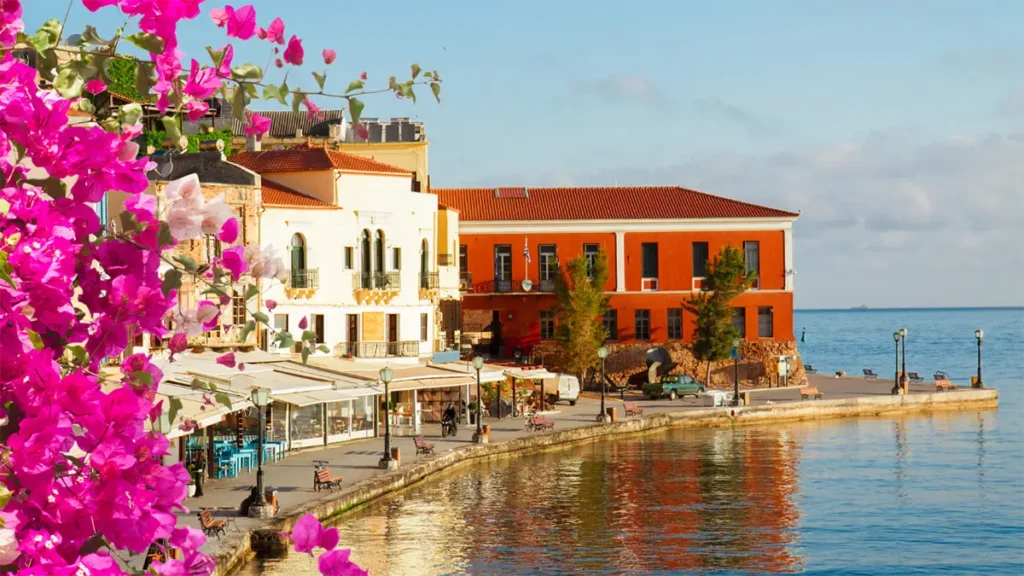 Chania Port Taverns West Crete Rethymno Kournas Chania tour