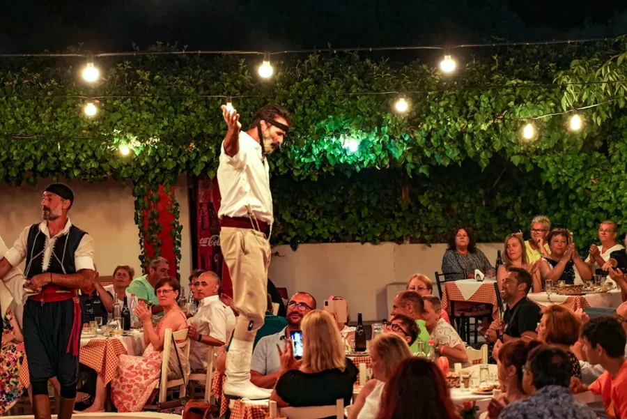 Cretan Dancer Cretan Night Dance Show and Traditional Dinner experience