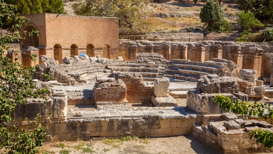 Gortys South Crete tour Gortys Matala