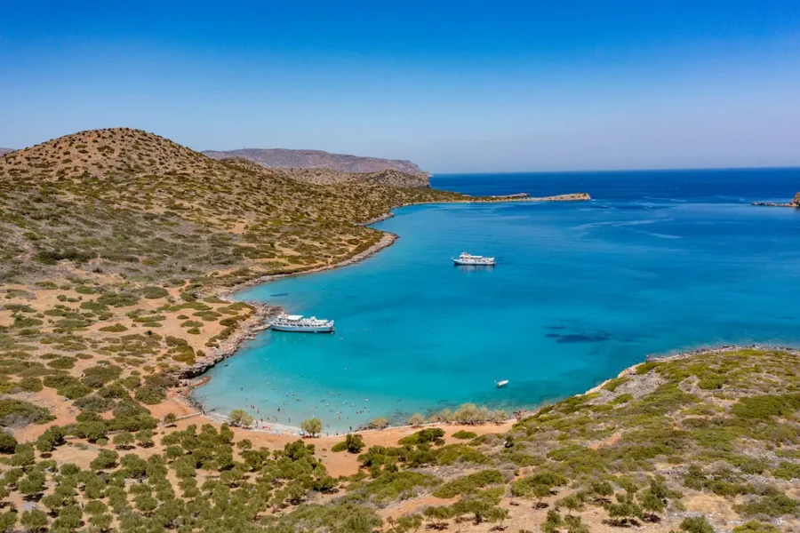 Kolokytha Bay Spinalonga tour from Agios Nikolaos