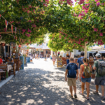 Agia Roumeli with people