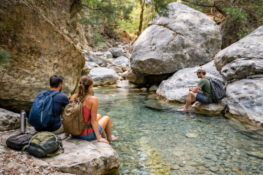 People in Samaria Springs