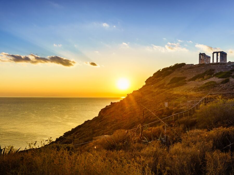 Cape Sounio Sunset