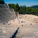Epidaurus Theater. Ancient Greece, Peloponnese