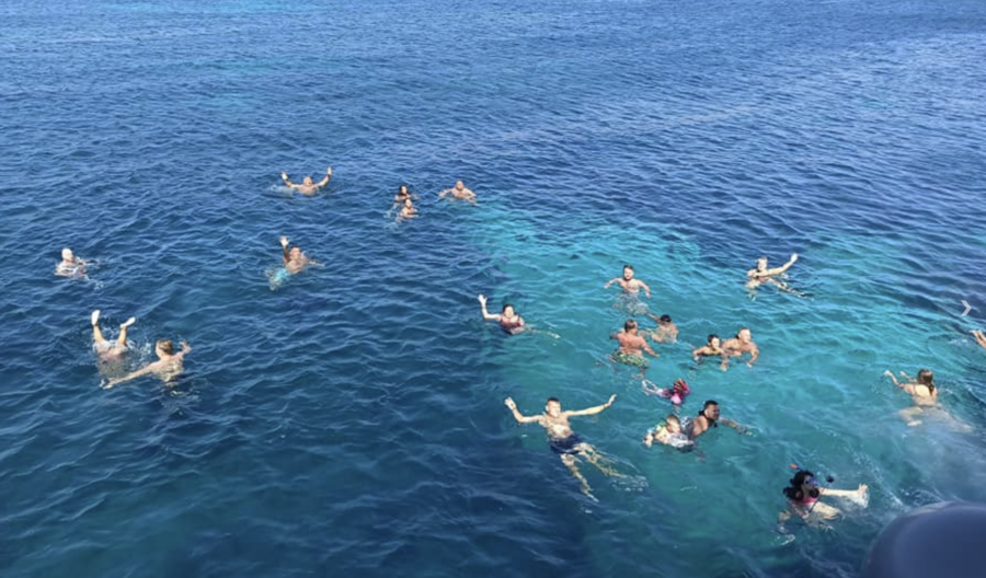 Plati Dive from the boat