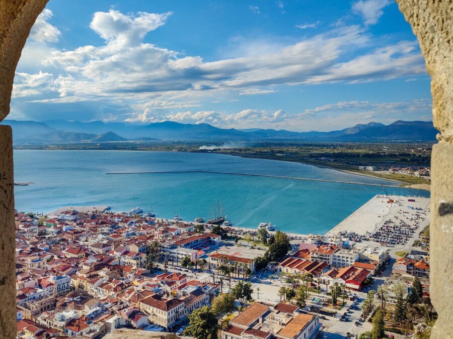 View from Palamidi Nafplio