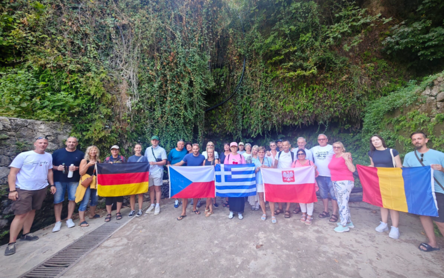 People in off road adventure